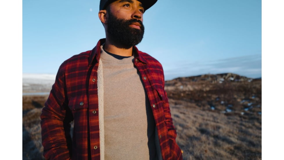 Marmot Ridgefield Heavyweight Sherpa Lined Flannel - Mens, Port Royal, Small, M10614-6257-S