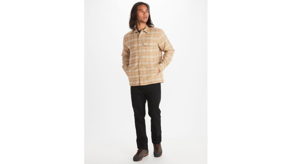 Marmot Ridgefield Heavyweight Sherpa Lined Flannel - Mens, Shetland, Extra Large, M10614-16310-XL