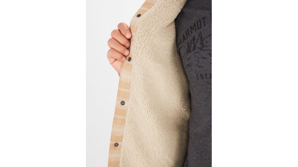 Marmot Ridgefield Heavyweight Sherpa Lined Flannel - Mens, Shetland, Extra Large, M10614-16310-XL