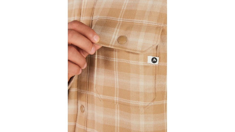 Marmot Ridgefield Heavyweight Sherpa Lined Flannel - Mens, Shetland, Extra Large, M10614-16310-XL