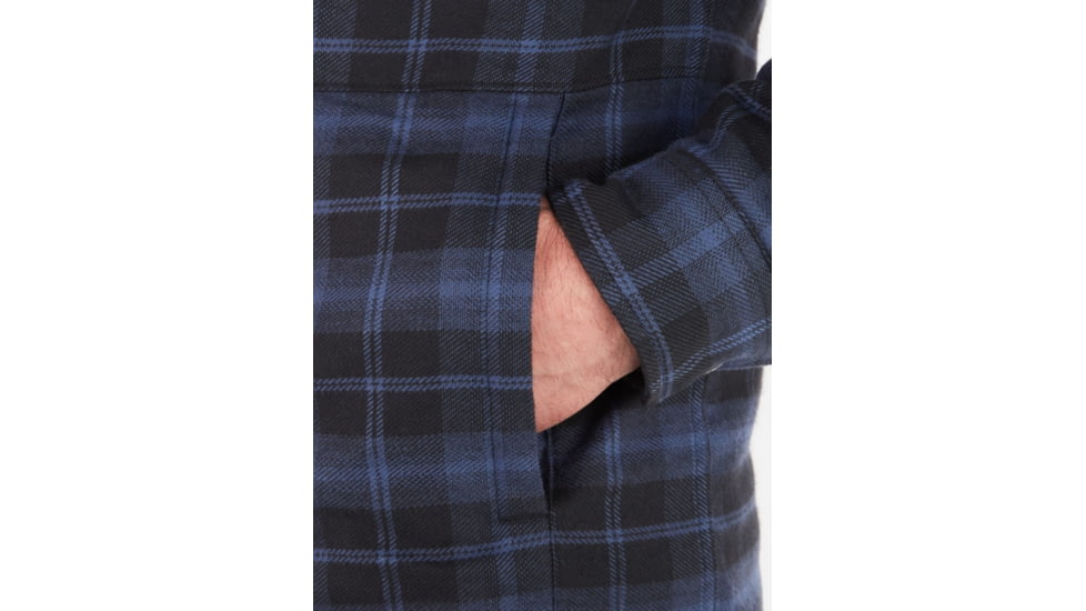 Marmot Ridgefield Heavyweight Sherpa Lined Flannel - Mens, Storm, Large, M10614-134-L