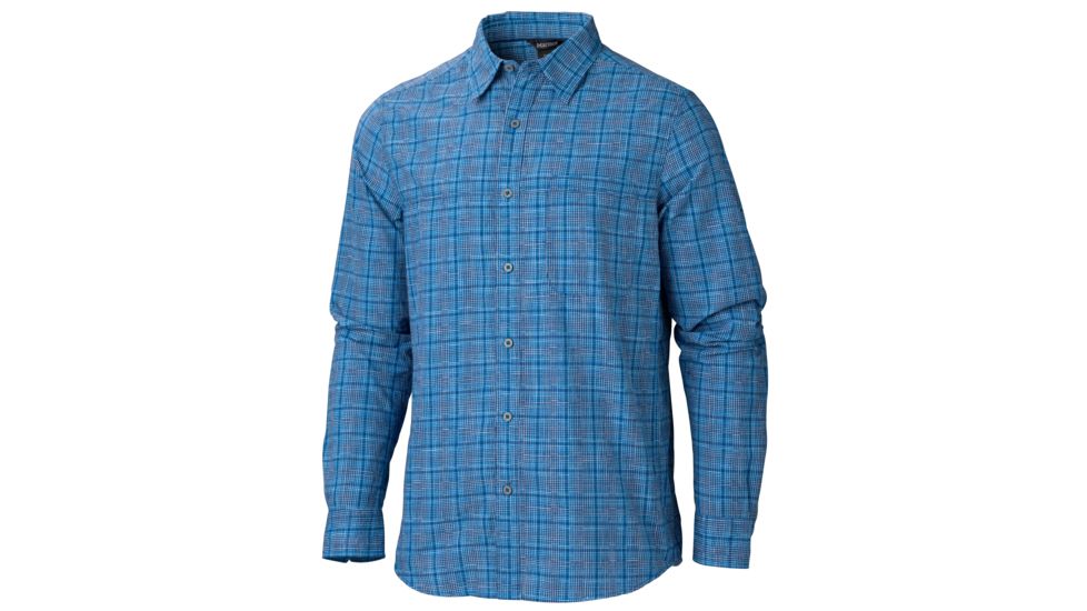 Marmot Ridgewood Long Sleeve - Men's-Cobalt Blue-Small