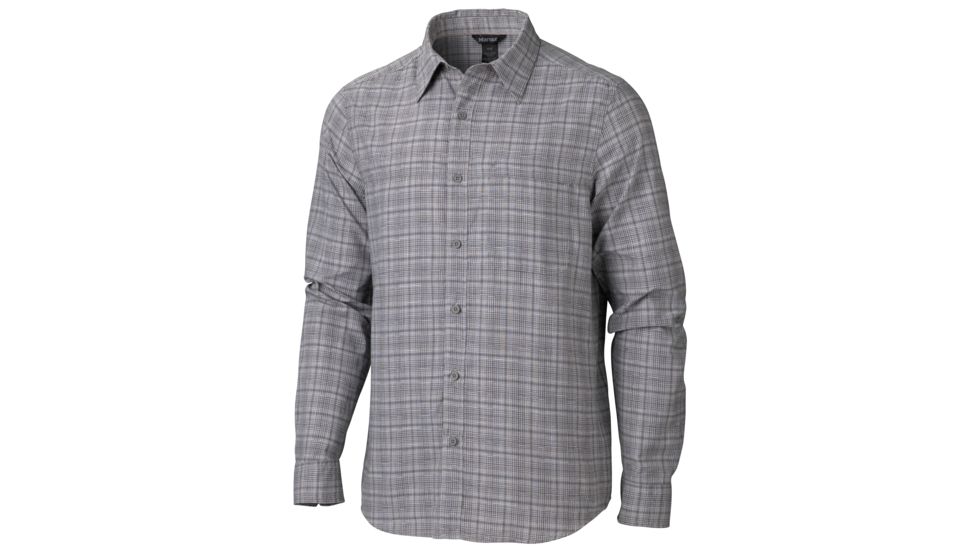 Marmot Ridgewood Long Sleeve - Men's-Steel-Small