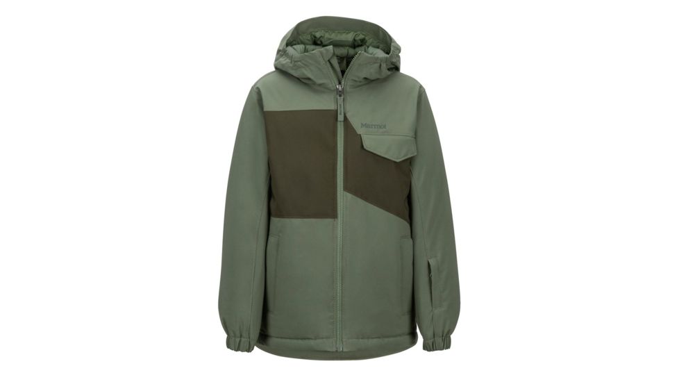 Marmot Rochester jacket - Boys, Crocodile/Rosin Green, Extra Large, 74920-4850-XL