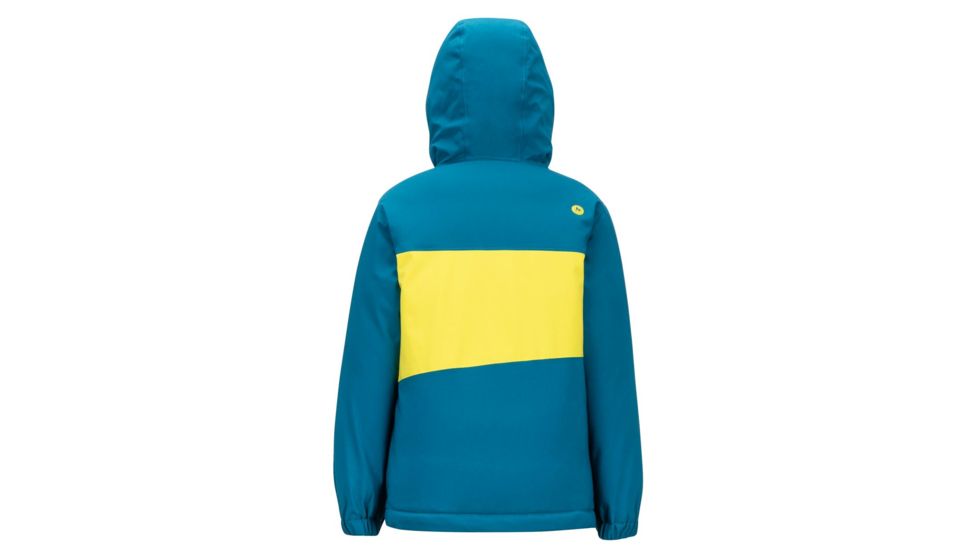 Marmot Rochester jacket - Boys, Moroccan Blue/Citronelle, Large, 74920-3565-L
