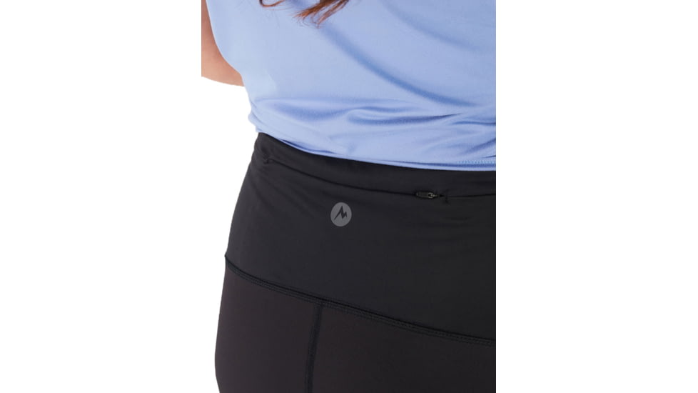 Marmot Rock Haven Hybrid Tight - Women's, Black, Small, M14179-001-S