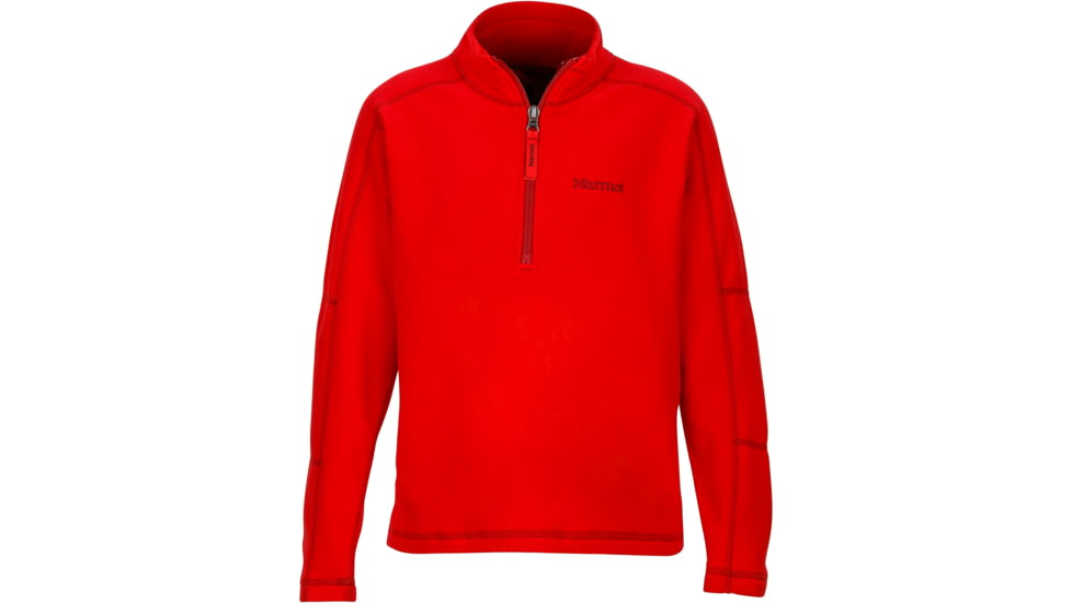 Marmot Rocklin 1/2 Zip - Boy's-Team Red-Medium