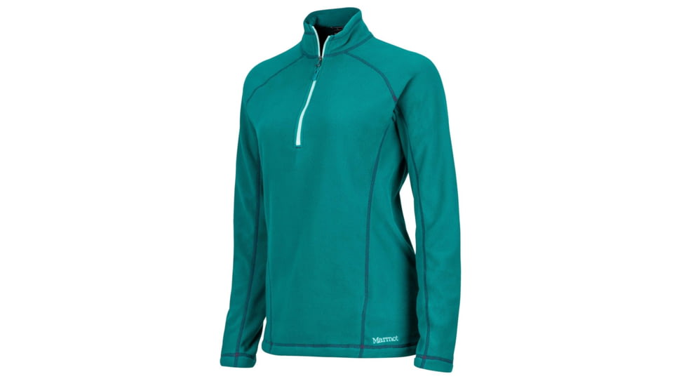 Marmot Rocklin 1/2 Zip Fleece Jacket - Womens, Malachite, L 88990-3679-L