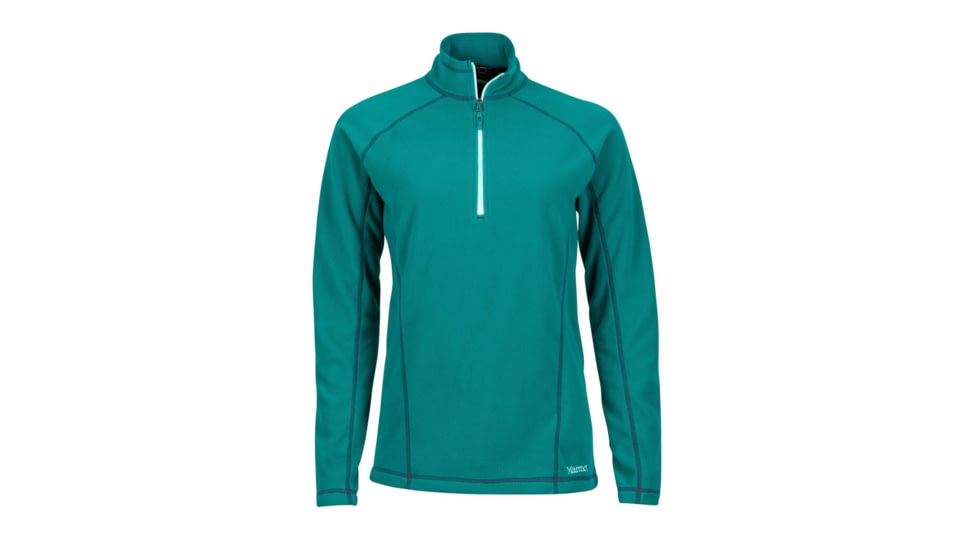 Marmot Rocklin 1/2 Zip Fleece Jacket - Womens, Malachite, L 88990-3679-L