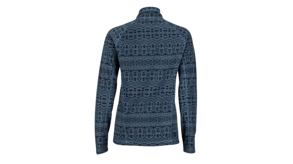 Marmot Rocklin 1/2 Zip Fleece Jacket - Womens, Steel Onyx Sunfall, L 88990-8977-L