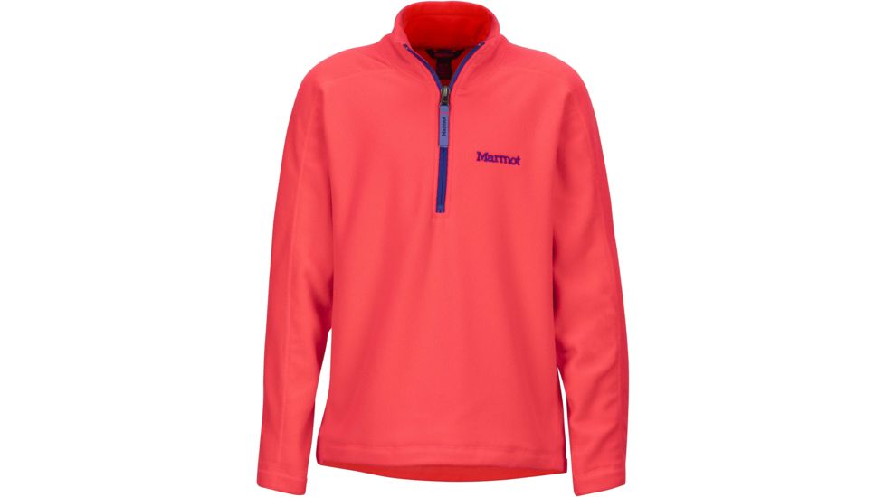 Marmot Rocklin 1/2 Zip - Girl's-Bright Pink-Medium