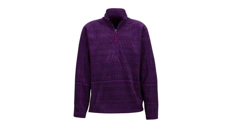 Marmot Rocklin 1/2 Zip - Girl's-Mystic Purple Alps-Small