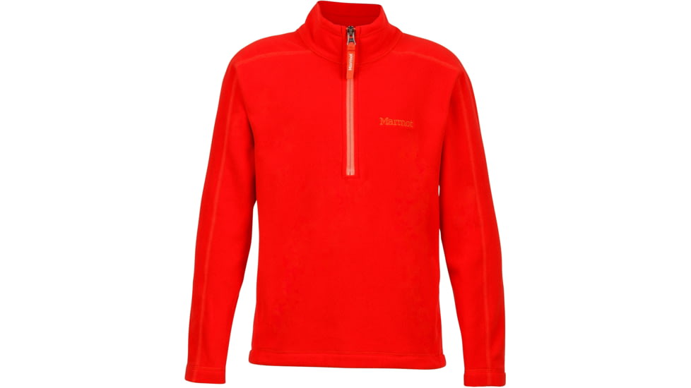 Marmot Rocklin 1/2 Zip - Girl's-Red Apple-Medium
