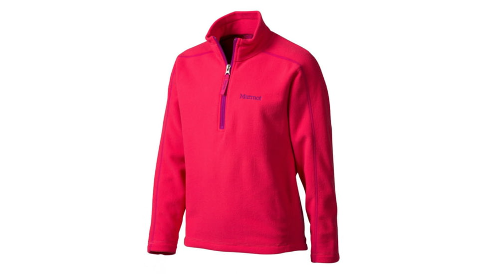 Rocklin 1/2 Zip - Girls-Pink Rock-Medium