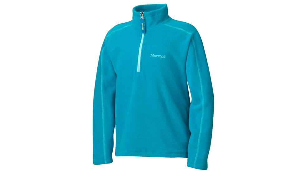 Marmot Rocklin 1/2 Zip - Girls-Sea Breeze-X-Small