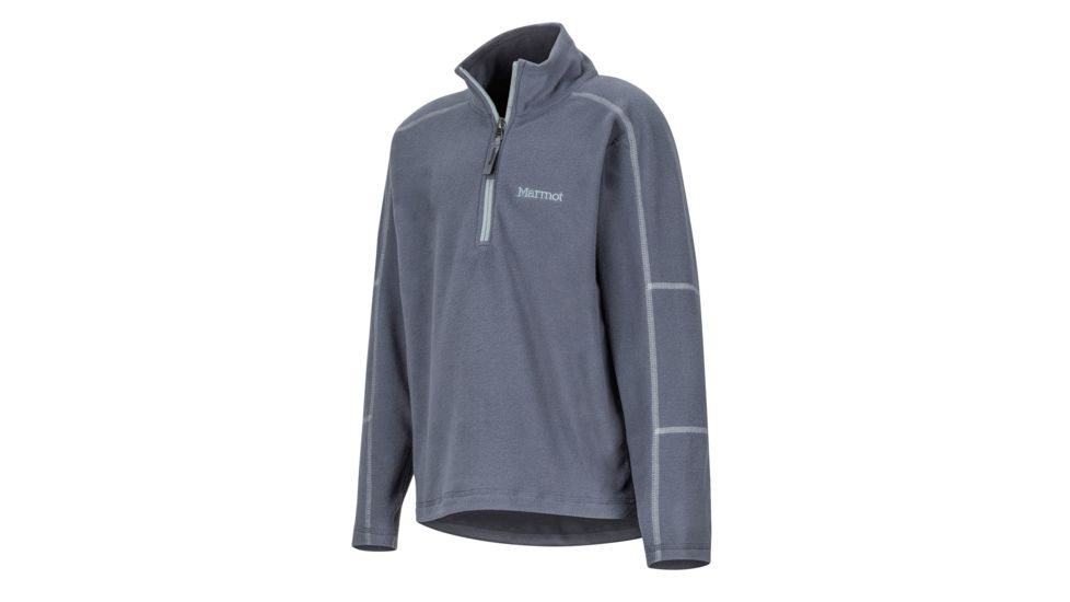 Marmot Rocklin 1/2 Zip Jacket - Boys, Steel Onyx, Extra Small, 83960-1515-XS