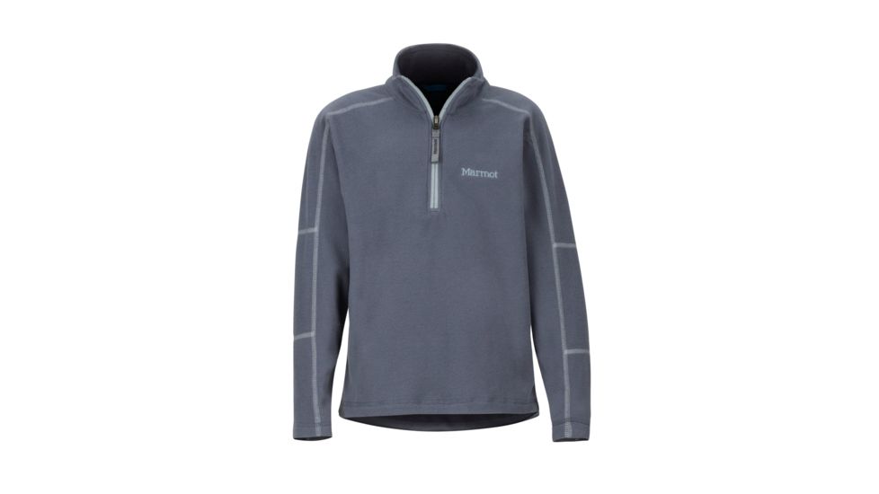 Marmot Rocklin 1/2 Zip Jacket - Boys, Steel Onyx, Extra Small, 83960-1515-XS