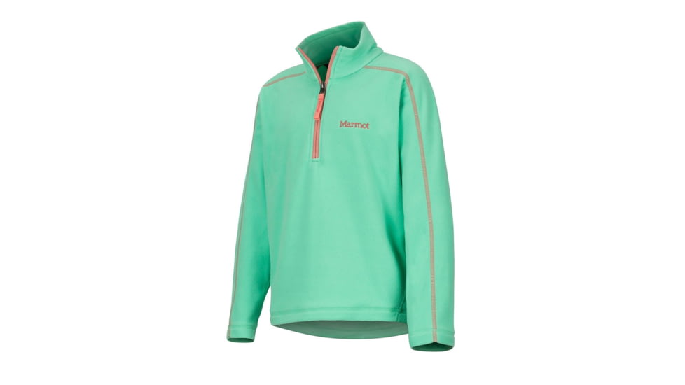 Marmot Rocklin 1/2 Zip Jacket - Girls, Double Mint, Medium, 89020-4839-M