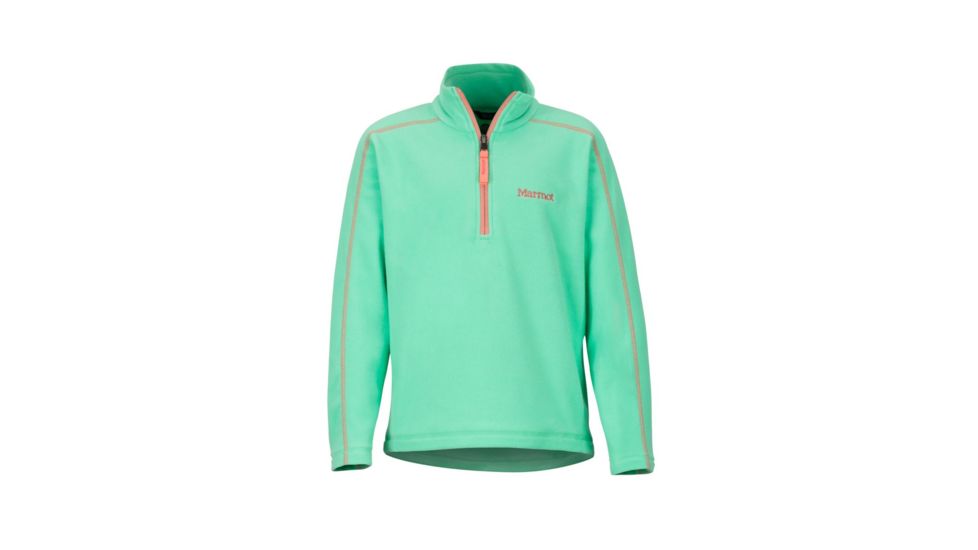 Marmot Rocklin 1/2 Zip Jacket - Girls, Double Mint, Medium, 89020-4839-M