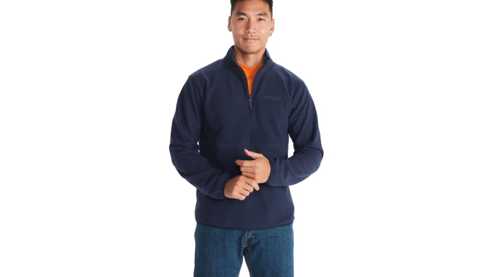 Marmot Rocklin 1/2 Zip - Mens, Arctic Navy, Medium, M12650-2975-M