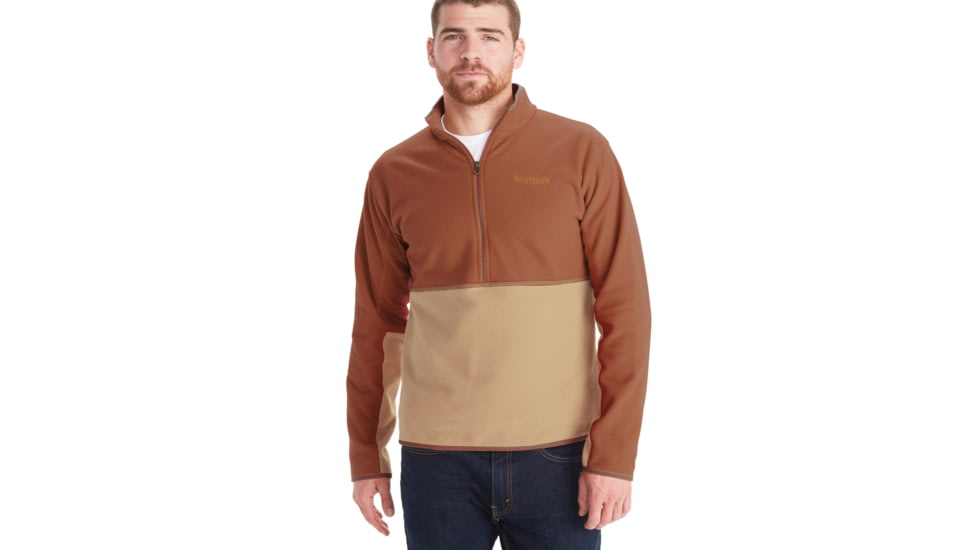 Marmot Rocklin 1/2 Zip - Men's, Auburn/Light Oak, Extra Large, M12650-23211-XL