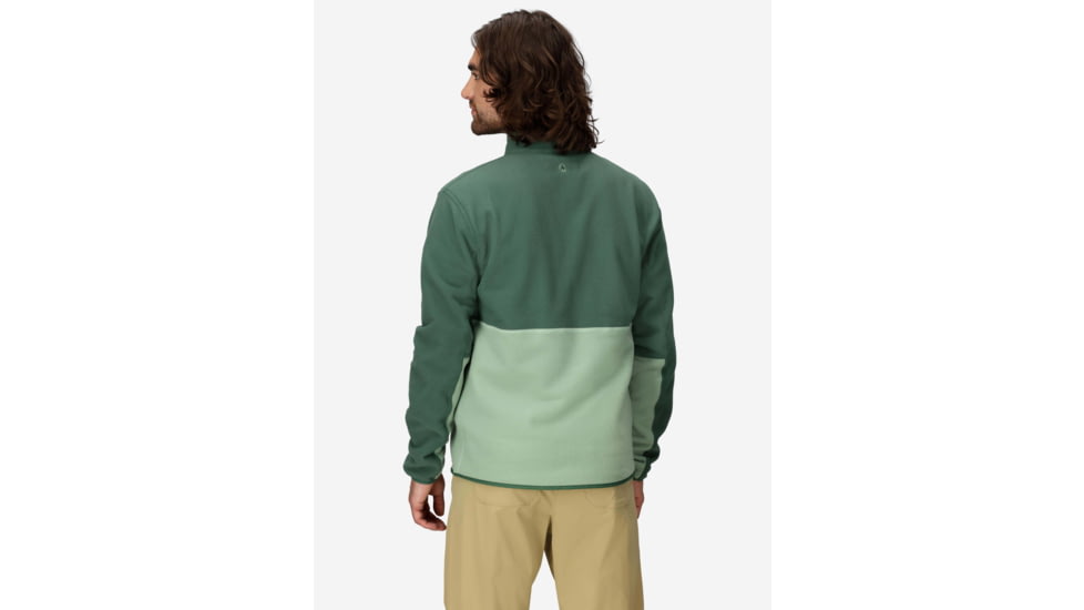 Marmot Rocklin 1/2 Zip - Mens, Juniper Green/Agate Green, Small, M12650-24399S
