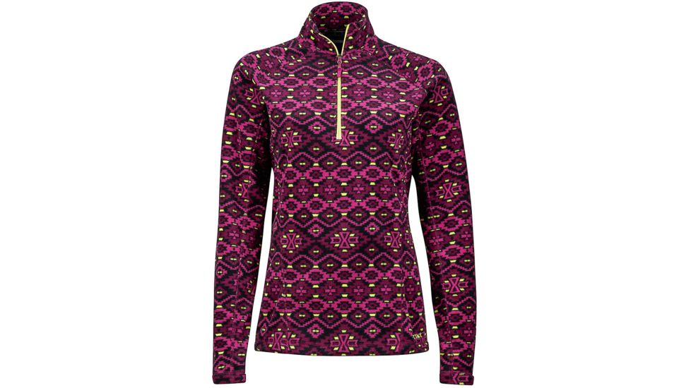 Marmot Rocklin 1/2 Zip - Women's, Purple Orchid Maya, Extra Large 88990-8529-XL