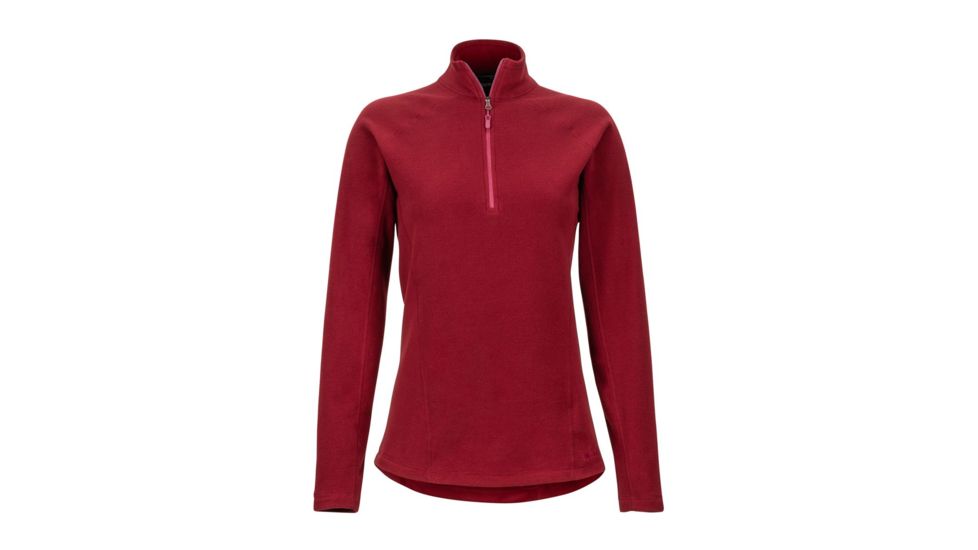 Marmot Rocklin 1/2 Zip - Womens, Claret, Medium, 88990-Claret-M-DEMO