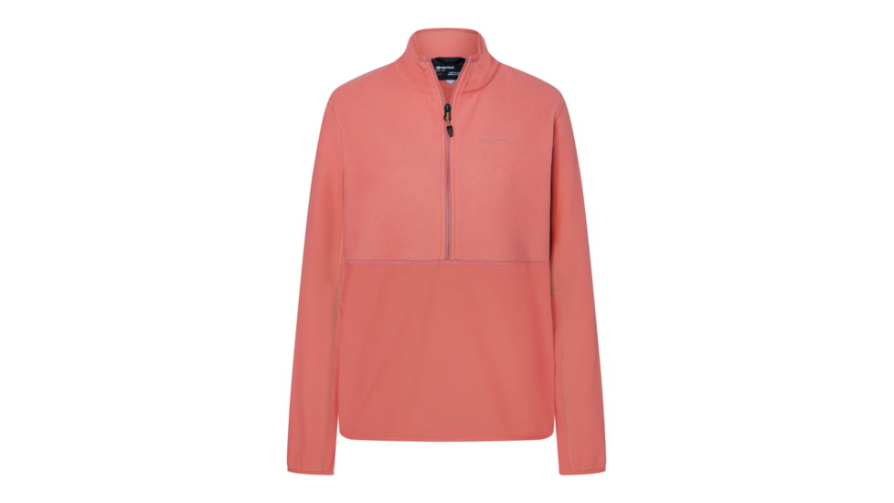 Marmot Rocklin 1/2 Zip - Womens, Grapefruit, Large, M12403-9949-L