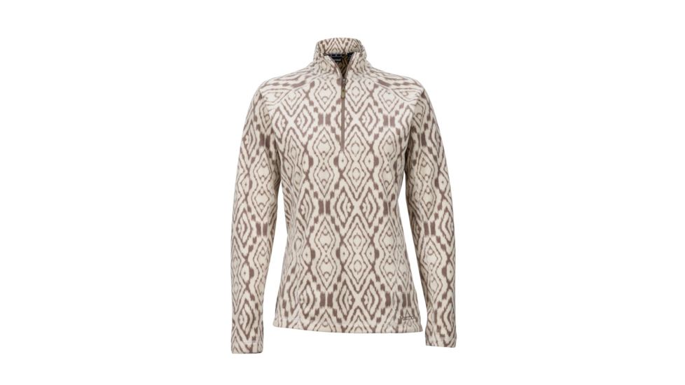 Marmot Rocklin 1/2 Zip - Womens, Oatmeal/Cappuccino, Small, 88990-7574-S