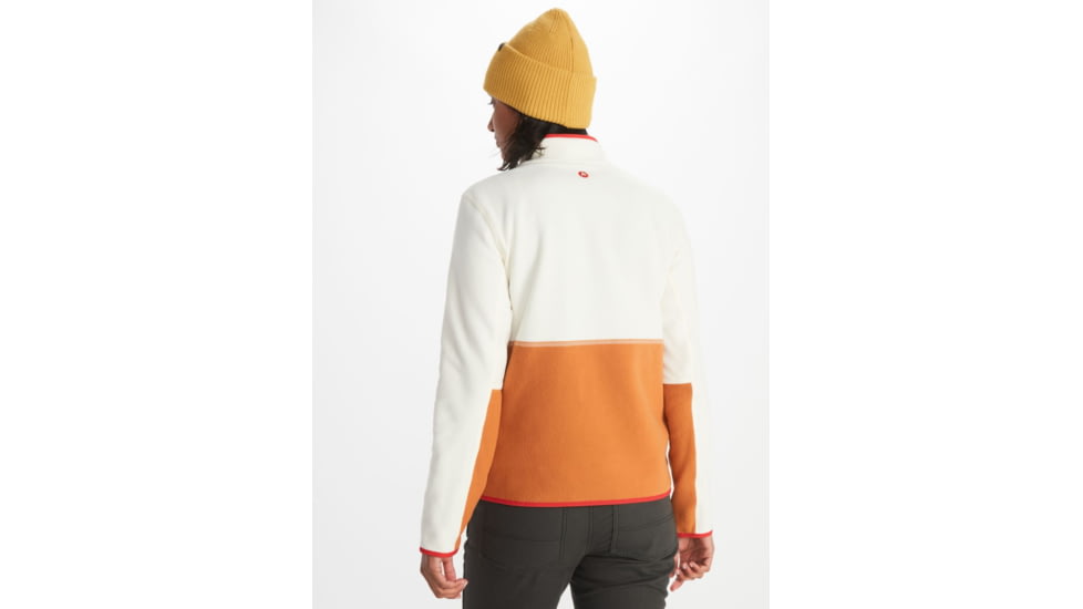 Marmot Rocklin 1/2 Zip - Womens, Papyrus/Copper, Extra Large, M12403-21014-XL