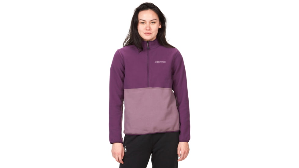 Marmot Rocklin 1/2 Zip - Women's, Purple Fig/Hazy Purple, Medium, M12403-22491-M