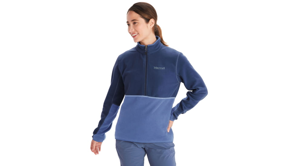 Marmot Rocklin 1/2 Zip - Women's, Twilight Blue/Blue Bonnet, Small, M12403-23246-S