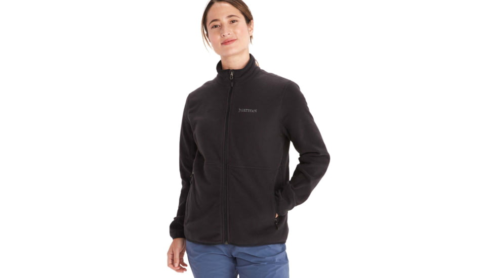 Marmot Rocklin Full Zip Jacket - Women's, Black, Large, M12402-001-L