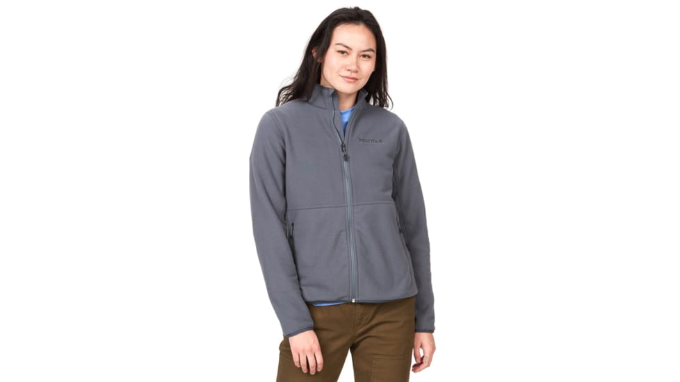Marmot Rocklin Full Zip Jacket - Women's, Steel Onyx, Small, 195115156985