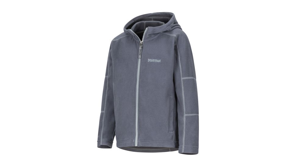 Marmot Rocklin Hoody - Boys, Steel Onyx, Medium, 42780-1515-M