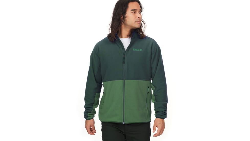 Marmot Rocklin Jacket - Men's, Dark Jungle/Clover, Medium, M12649-23225-M