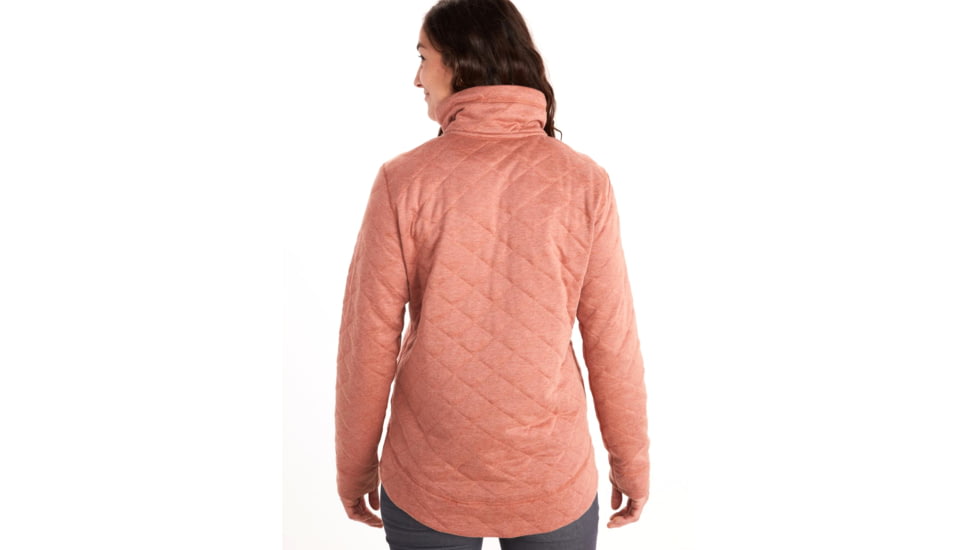 Marmot Roice Pullover LS - Womens, Picante Heather, Extra Large, 47680-7380-XL