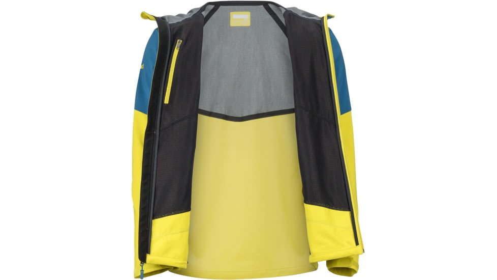 Marmot ROM Jacket - Mens, Moroccan Blue/Citronelle, 2XL, 81800-3565-XX-Large