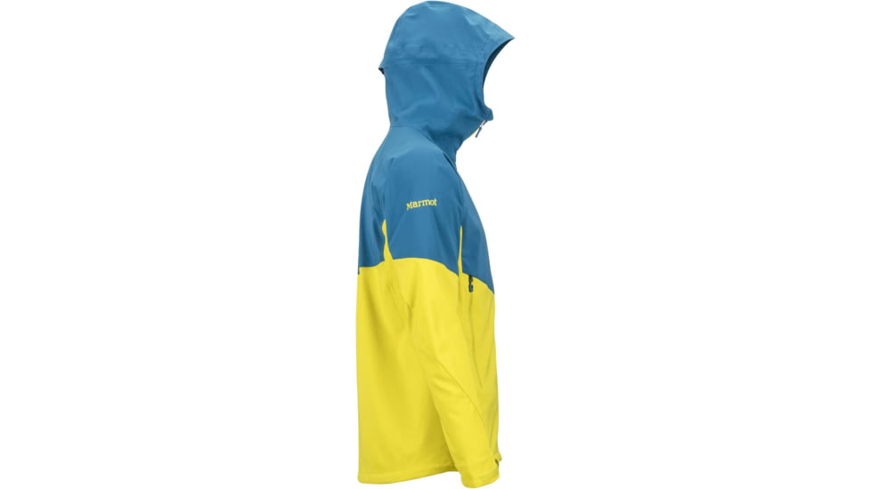 Marmot ROM Jacket - Mens, Moroccan Blue/Citronelle, 2XL, 81800-3565-XX-Large