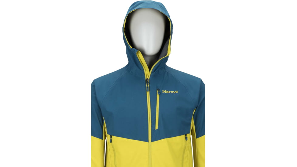 Marmot ROM Jacket - Mens, Moroccan Blue/Citronelle, 2XL, 81800-3565-XX-Large