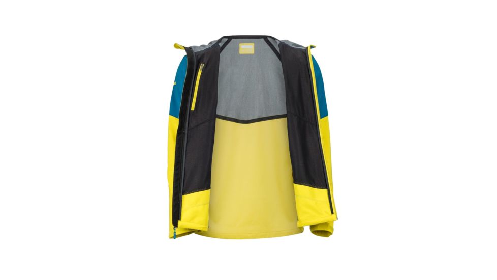 Marmot ROM Jacket - Mens, Moroccan Blue/Citronelle, Medium, 81800-3565-M