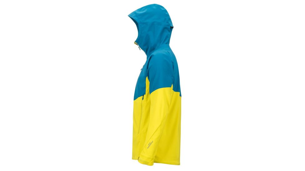Marmot ROM Jacket - Mens, Moroccan Blue/Citronelle, Medium, 81800-3565-M