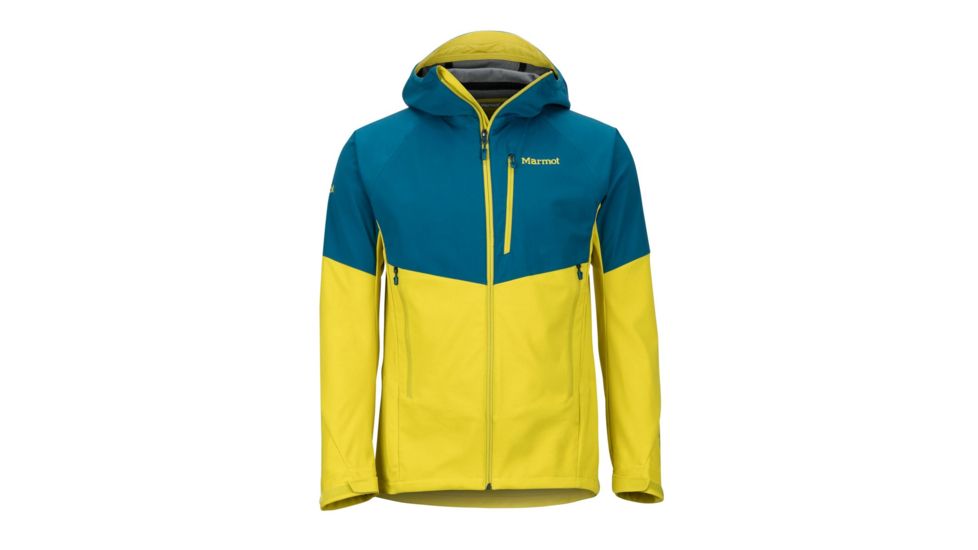 Marmot ROM Jacket - Mens, Moroccan Blue/Citronelle, Medium, 81800-3565-M