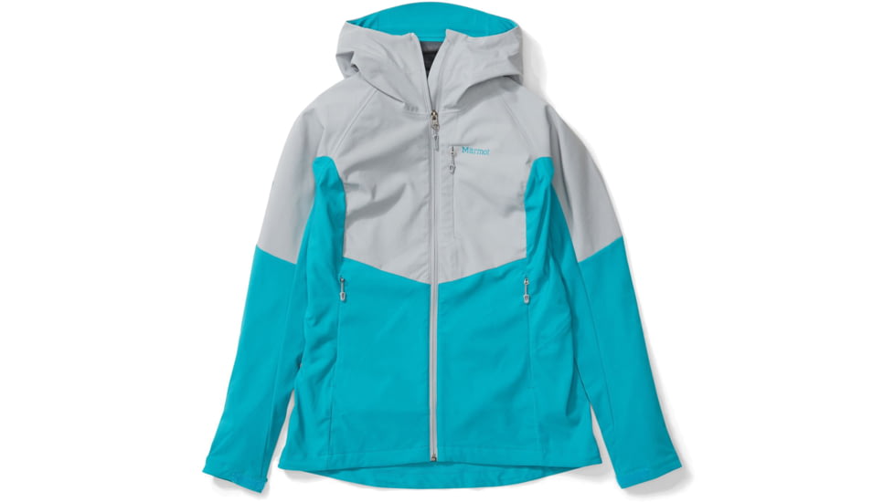 Marmot ROM Jacket - Womens, Enamel Blue/Sleet, Large, 85370-3155-EB/S-L