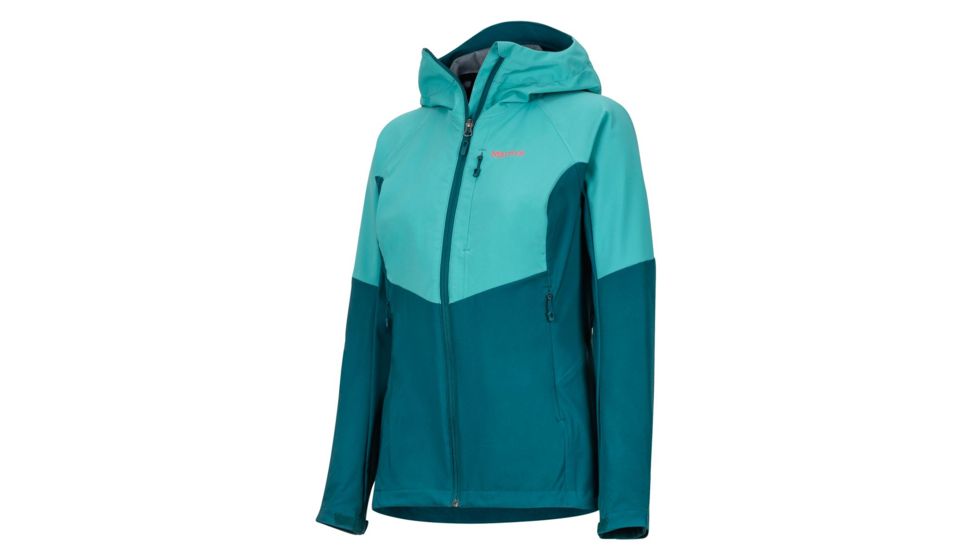Marmot ROM Jacket - Womens, Patina Green/Deep Teal, Extra Small, 85370-4800-XS