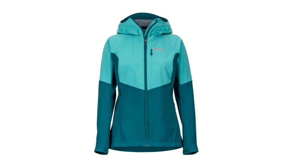 Marmot ROM Jacket - Womens, Patina Green/Deep Teal, Large, 85370-4800-L