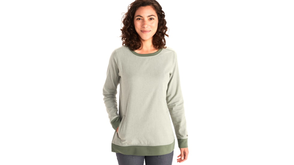 Marmot Rosthern Midweight Pullover - Womens, Crocodile Heather, Extra Large, 31420-8497-XL