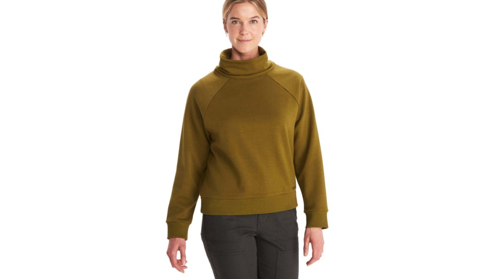 Marmot Rowan Funnel Neck - Womens, Military Green, Small, M13287-4050-S
