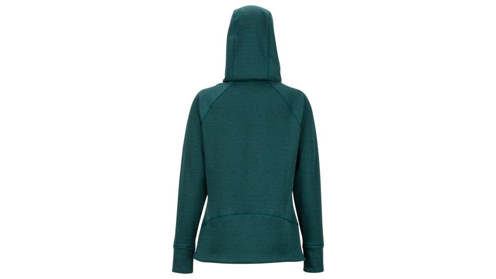 Marmot Rowan Hoody - Womens, Deep Teal Heather, Medium, 47690-DTealHeat-M-DEMO